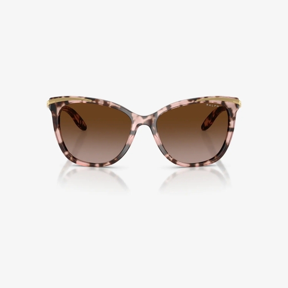 Ralph By Ralph Lauren Pink Tone Tortoise Shell Sunglasses - Picture 5 of 13
